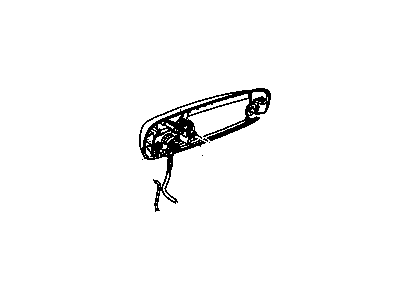 Mopar 55276142AA None-Key Cylinder To Latch