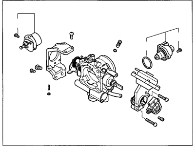 Chrysler Sebring Throttle Body - MD357272