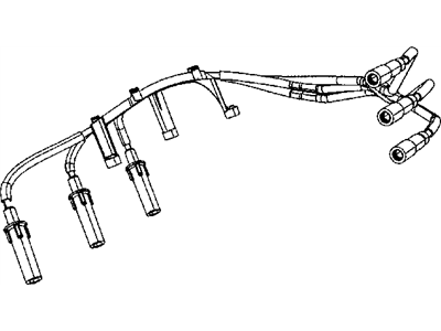 Mopar 68017712AC Cable Pkg-Ignition