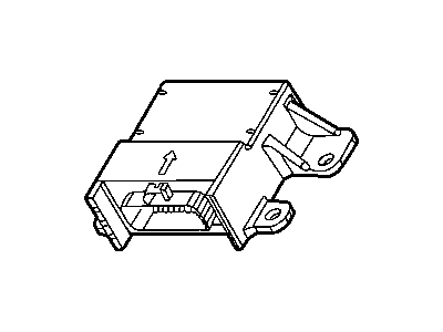 Dodge Dakota Air Bag Control Module - 56043138AB