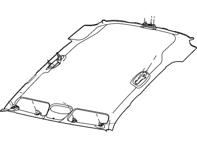 2004 Jeep Liberty Sun Visor - 5KF88TL2AA