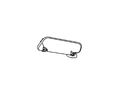 2004 Jeep Liberty Sun Visor - ZX33TL2AA