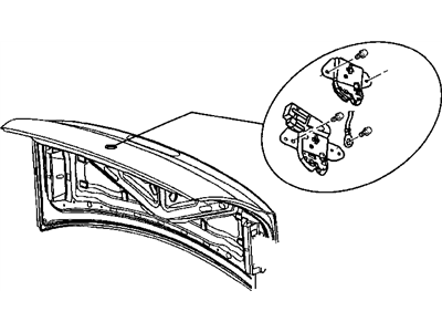 Mopar 5012455AI DECKLID