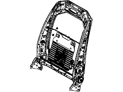 Mopar 4610327AI Frame-Front Seat Back