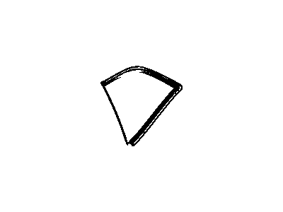 Mopar 4816144AE Glass-Quarter Window