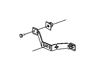 Mopar 5028295AA Bracket-Door Pull Cup