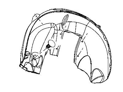 Mopar 5065220AB Shield-WHEELHOUSE