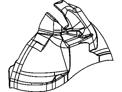 Mopar 4628990AA SILENCER-WHEELHOUSE