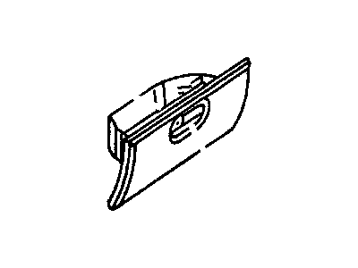 Mopar 55115170 STRIKER-Glove Box Door Latch