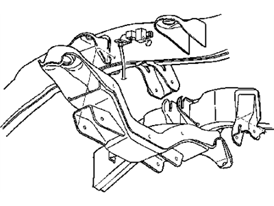 2001 Dodge Ram 2500 Brake Line - 52009682AB