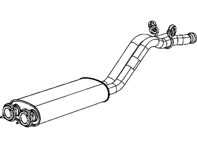 Mopar 5290726AB Exhaust Muffler