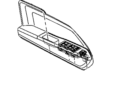 Mopar 1AA22DK2AB BOLSTER-Front Door