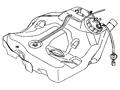 Chrysler Sebring Fuel Tank - 5013445AB