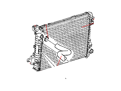 Mopar 55056481AA Engine Cooling Radiator