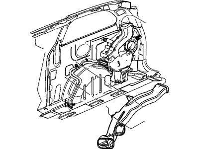 Mopar 5005193AB Duct-Heater Distribution