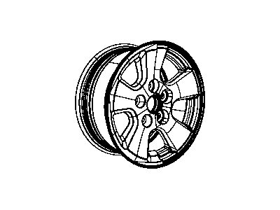 Mopar 1DA88PAKAA Wheel Alloy