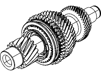 Mopar 68032738AA Transmission Axle Output Shaft