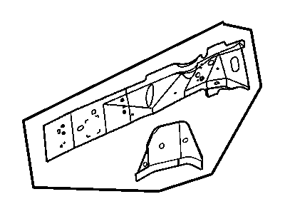 Mopar 4878814AA REINFMNT-Front Side Rail