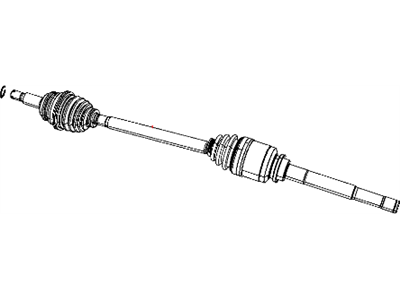 2012 Jeep Patriot Axle Shaft - 5273438AE