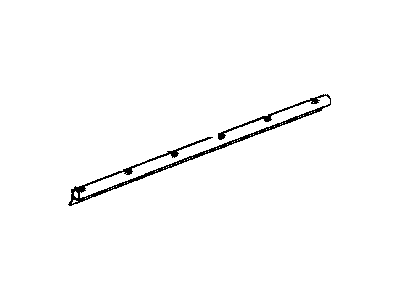 Mopar 5065334AF WEATHERSTRIP-Rear Door SILL Secondary