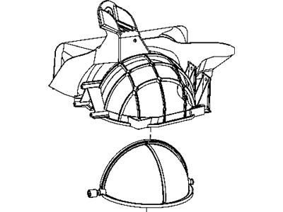 Mopar 68013367AA Housing-Air Inlet