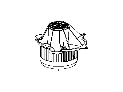 Mopar 5061091AB Motor-Blower With Wheel