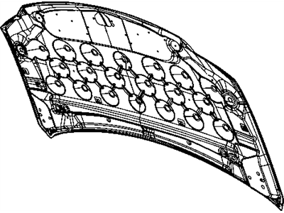 Mopar 4894794AD Hood Panel