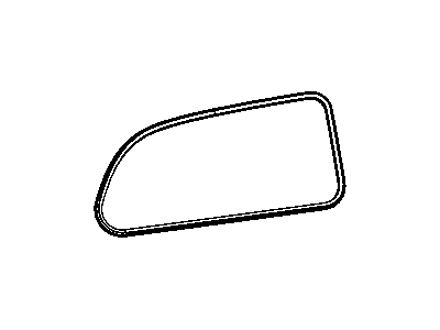 Mopar 4894635AA WEATHERSTRIP-Rear Aperture Panel Glass