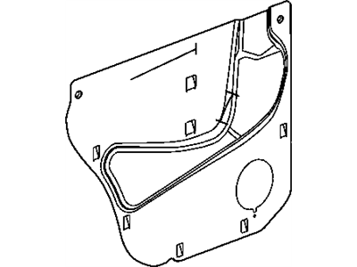 Mopar 55362143AB Shield-Door