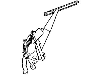 Mopar 55362209AB Window Regulator Motor Rear Drivers Side