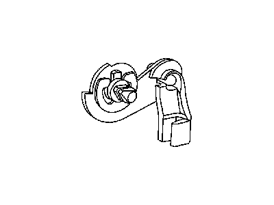 Mopar 5080983AA Lever-Sliding DOORLOCK Cylinder