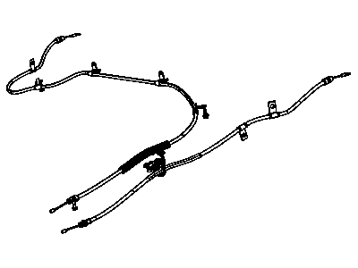 Mopar 4862226AG Cable-Parking Brake