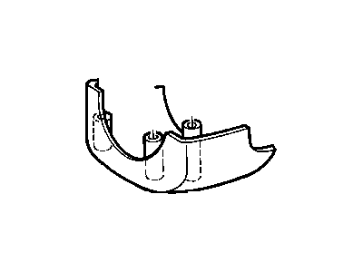 Mopar XB77ZJ8AA SHROUD-Steering Column