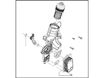 Jeep Wrangler Oil Filter - 68027604AB