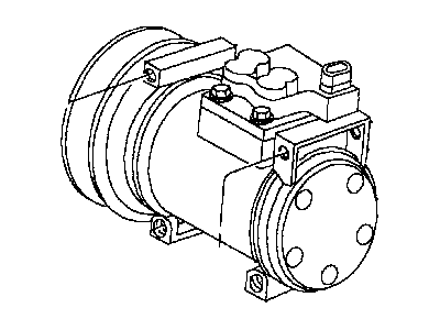 Mopar 5058163AC COMPRES0R-Air Conditioning