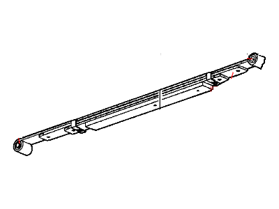 Mopar 52106765AE Rear Leaf Spring