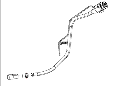 Chrysler 300 Fuel Filler Neck - 4584554AG