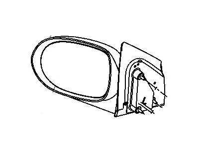 Dodge Caliber Car Mirror - 5160045AA