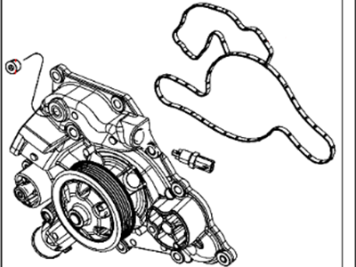 Mopar 5038677AC Take Off -Engine Water Pump