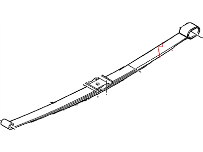 Mopar 5006506AA Rear Leaf Spring