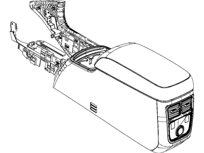 Mopar 1VV53DX9AB Cap-Console