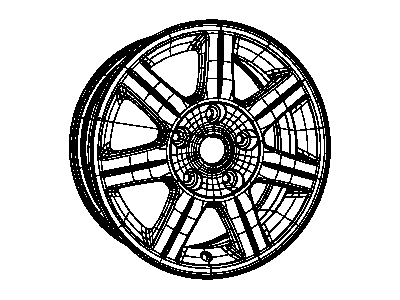 Mopar 1SP68DD5AA Wheel Alloy