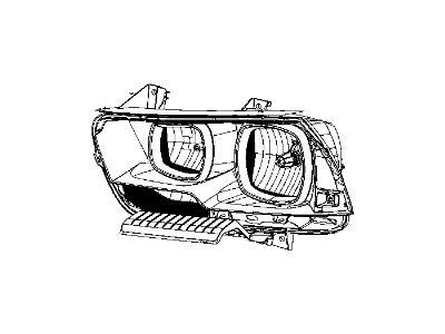 Mopar 57010410AE Headlamp