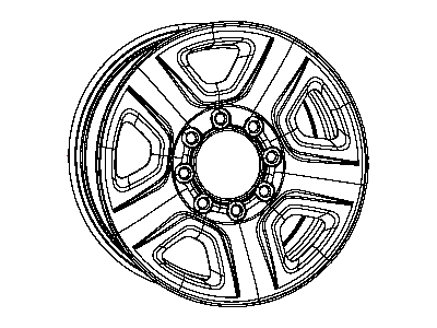 2016 Ram 3500 Spare Wheel - 1UD26SZ0AB