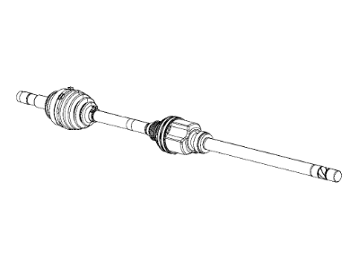 Mopar 68167997AA Axle Half Shaft