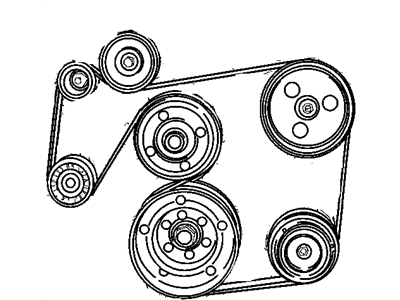 Mopar 5037206AB Belt-Accessory Drive