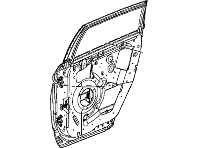 2005 Chrysler Pacifica Door Seal - 5054170AG