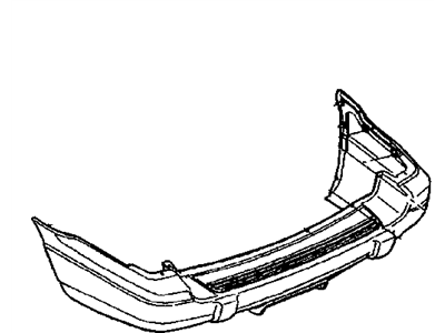 Mopar WC12DX9AA Molding-Rear FASCIA