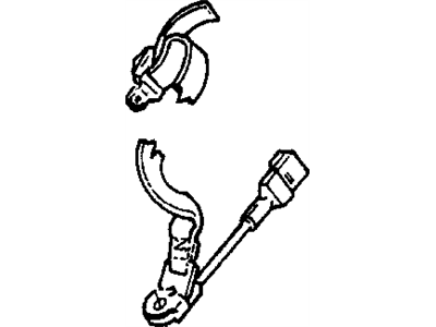 Mopar 5FG51LAZAC Rear Seat Belts-Buckle End Left