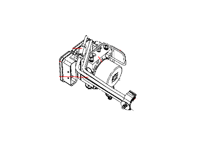 Mopar 68049869AA Anti-Lock Brake System Module